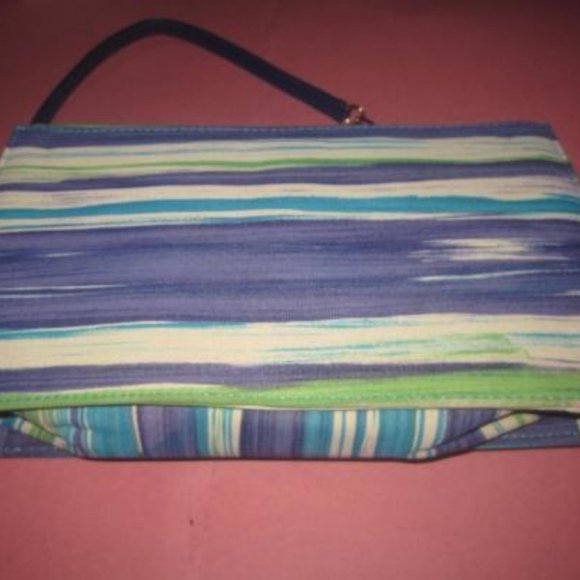 J. Renee Purples Blues Greens Convertible Clutch - Picture 2 of 7